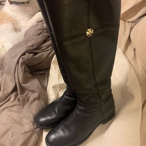 Tory Burch Black Jolie Riding Boot